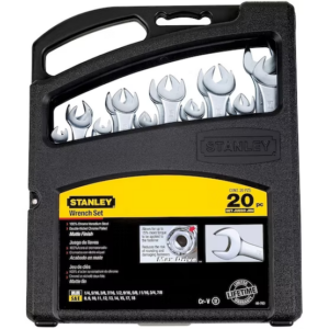 JUEGO DE LLAVE MIXTA X20PZAS MM/PLG STANLEY