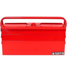 CAJA METÁLICA ROJA TIPO ACORDEÓN DE 17 PULG. SATA