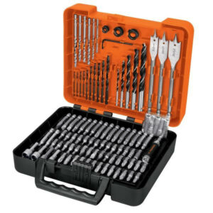 JUEGO DE 100 BROCAS Y PUNTAS EN ESTUCHE DE PLASTICO, TRUPER