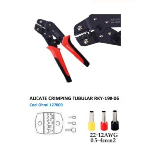 ALICATE PRENSA TERMINAL TUBULAR 190-06 RUBICON