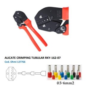 ALICATE PRENSA TERMINAL TUBULAR 162-07 RUBICON 10"