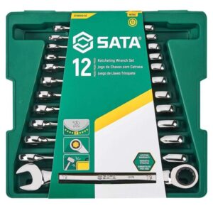 LLAVE MIXTA CON RACHI X 12PZ SATA